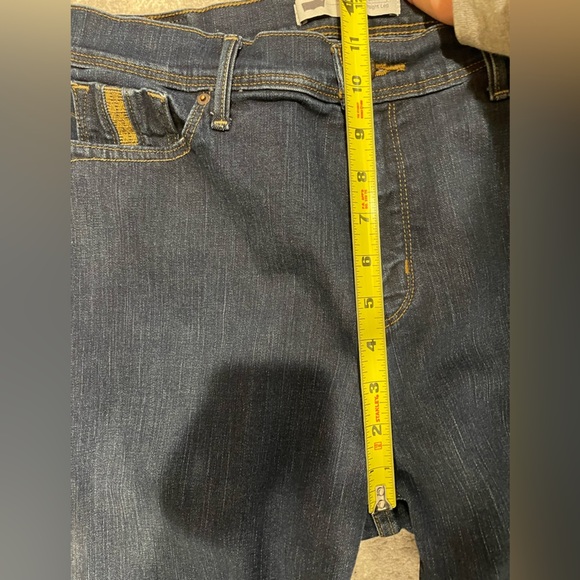 Levi’s Womens Perfectly Slimming 512 Straight Leg Dark Wash Denim Jeans Size 12 - Picture 13 of 13